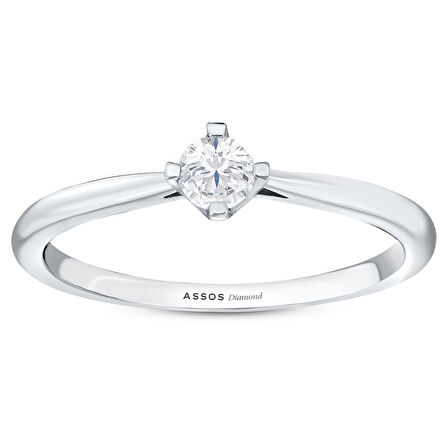 0.20 Karat Pırlanta Tektaş Yüzük