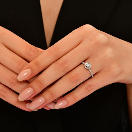 0.43 Karat Pırlanta Tektaş Yüzük