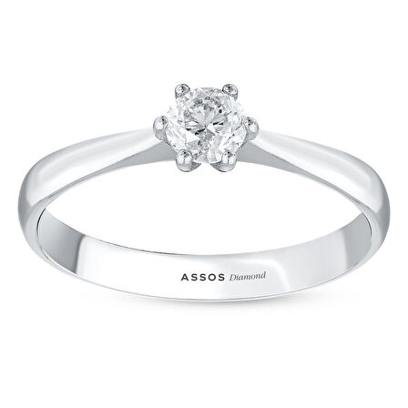 0.30 Karat Pırlanta Tektaş Yüzük