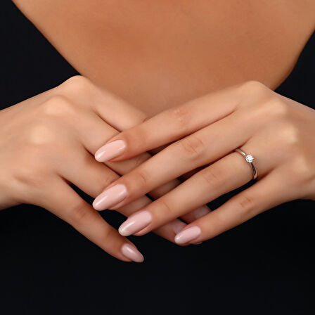 0.30 Karat Pırlanta Tektaş Yüzük