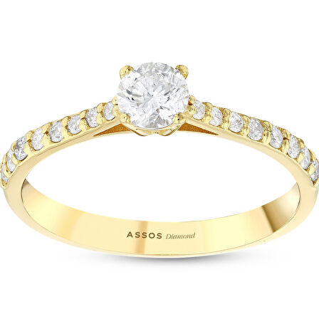 0.30 Karat Pırlanta Tektaş Yüzük