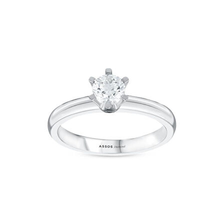 0.15 Karat Pırlanta Tektaş Yüzük