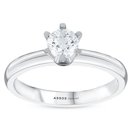 0.15 Karat Pırlanta Tektaş Yüzük