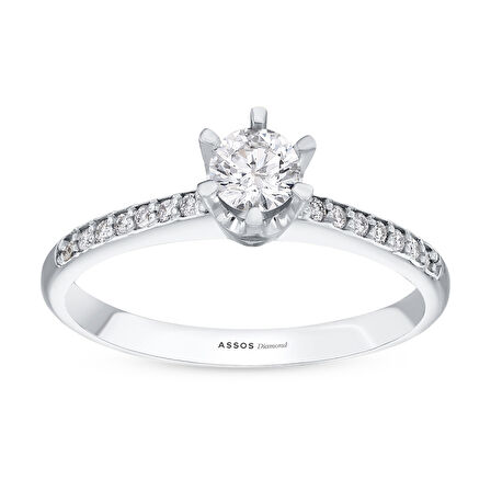 0.24 Karat Pırlanta Tektaş Yüzük