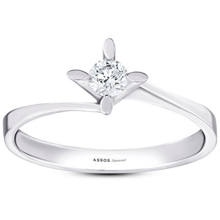 0.30 Karat Pırlanta Tektaş Yüzük