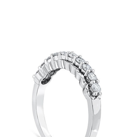 0.40 Karat Pırlanta Yarım Tur Yüzük