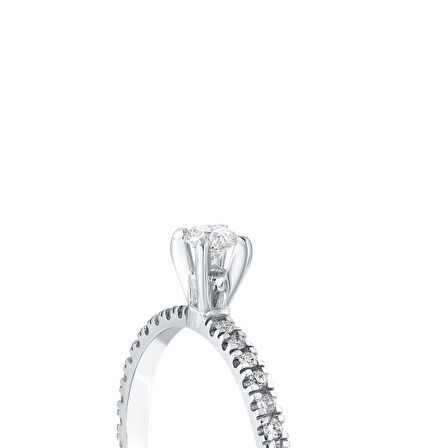 0.59 Karat Pırlanta Tektaş Yüzük