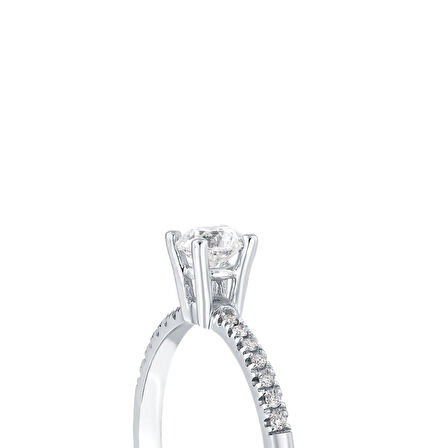 0.28 Karat Pırlanta Tektaş Yüzük