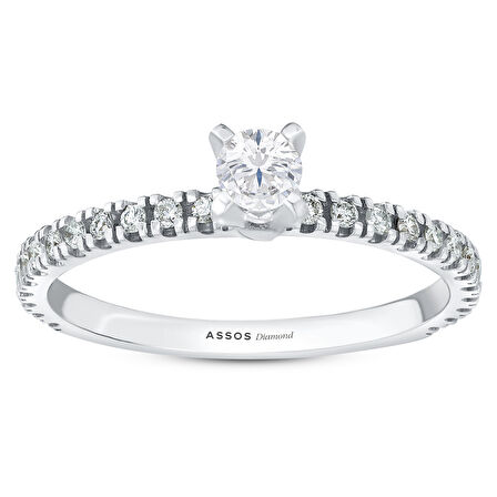 0.39 Karat Pırlanta Tektaş Yüzük