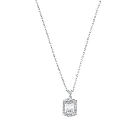 Baget Pırlanta Kolye