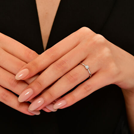 0.20 Karat Pırlanta Tektaş Yüzük