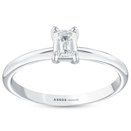 0.50 Karat Pırlanta Tektaş Yüzük