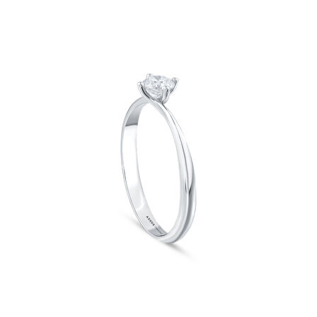 0.15 Karat Pırlanta Tektaş Yüzük