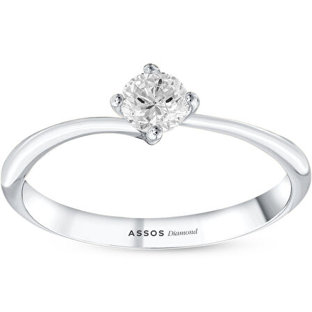 0.15 Karat Pırlanta Tektaş Yüzük