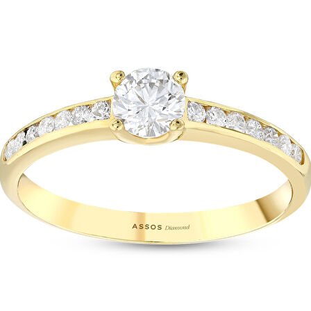 0.31 Karat Pırlanta Tektaş Yüzük