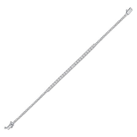 0.65 Karat Pırlanta Su Yolu Bileklik