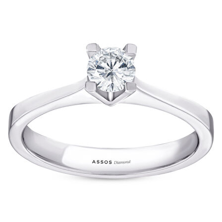 0.40 Karat Pırlanta Tektaş Yüzük