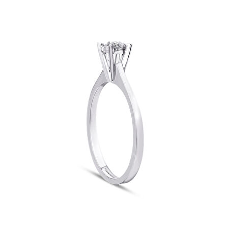 0.03 Karat Pırlanta Venüs Tektaş Yüzük