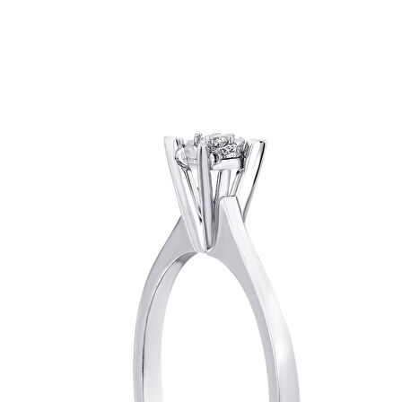 0.03 Karat Pırlanta Venüs Tektaş Yüzük