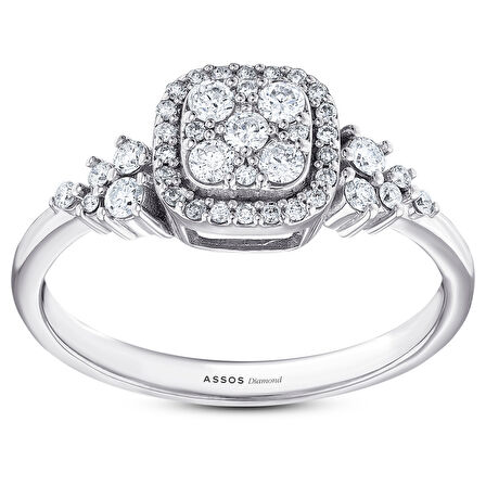 0.38 Karat Pırlanta Fantezi Yüzük