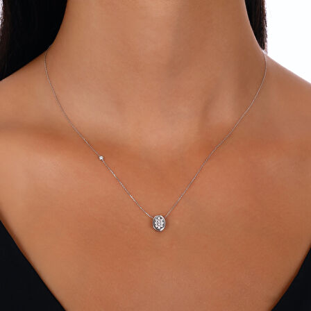 0.10 Karat Pırlanta Fantezi Kolye