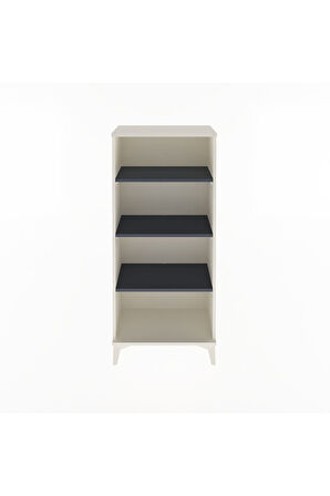 Arges Dolap 3 Raflı 60x30x134 Aytaşı-Antrasit