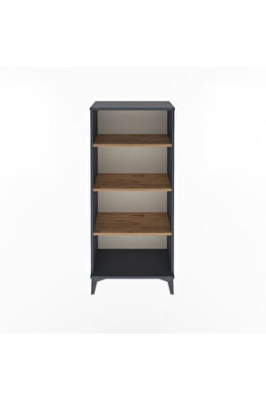 Arges Dolap 3 Raflı 60x30x134 Antrasit-Çam