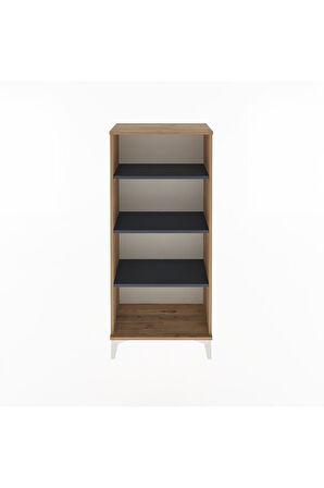 Arges Dolap 3 Raflı 60x30x134 Çam-Antrasit