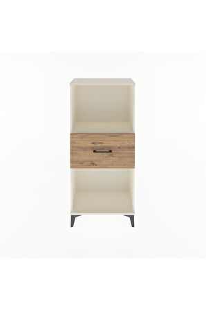 Arges Dolap Tek Raflı Tek Çekmeceli 60x30x134 Aytaşı-Çam