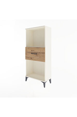 Arges Dolap Tek Raflı Tek Çekmeceli 60x30x134 Aytaşı-Çam