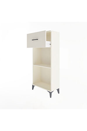 Arges Dolap Tek Raflı Tek Çekmeceli 60x30x134 Aytaşı-Aytaşı