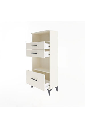 Arges Dolap 2 Raflı 3 Çekmeceli 60x30x134 Aytaşı-Aytaşı