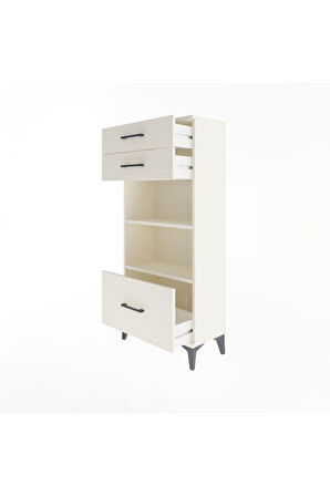 Arges Dolap 2 Raflı 3 Çekmeceli 60x30x134 Aytaşı-Aytaşı