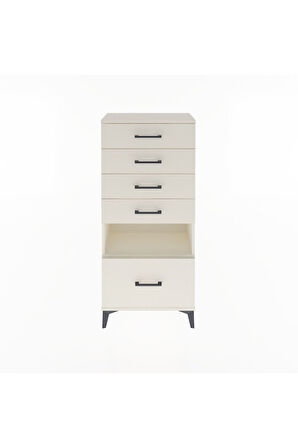 Arges Dolap Tek Raflı 5 Çekmeceli 60x30x134 Aytaşı-Aytaşı