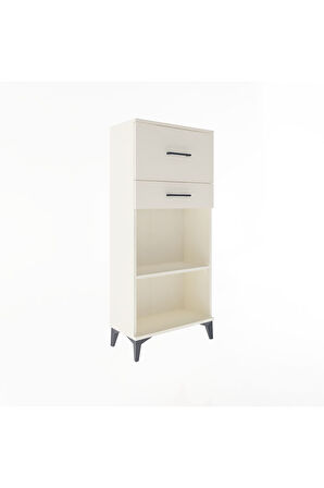 Arges Dolap Tek Raflı 2 Çekmeceli 60x30x134 Aytaşı-Aytaşı