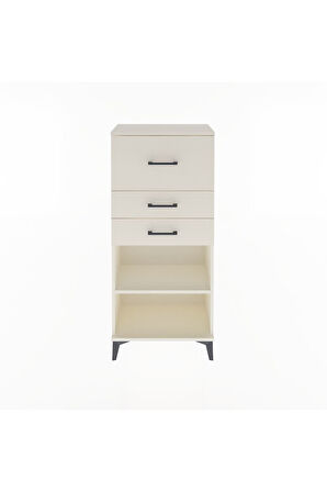 Arges Dolap Tek Raflı 3 Çekmeceli 60x30x134 Aytaşı-Aytaşı