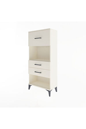 Arges Dolap Tek Raflı 3 Çekmeceli 60x30x134 Aytaşı-Aytaşı