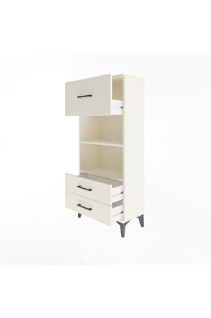 Arges Dolap 2 Raflı 3 Çekmeceli 60x30x134 Aytaşı-Aytaşı