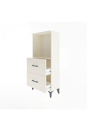 Arges Dolap Tek Raflı 2 Çekmeceli 60x30x134 Aytaşı-Aytaşı