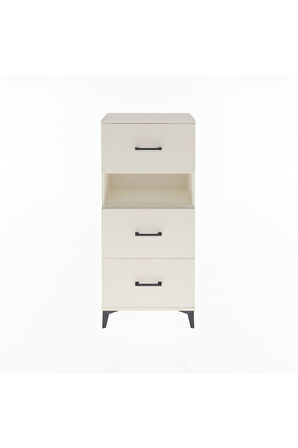 Arges Dolap Tek Raflı 3 Çekmeceli 60x30x134 Aytaşı-Aytaşı