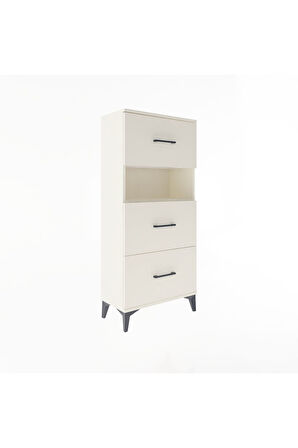 Arges Dolap Tek Raflı 3 Çekmeceli 60x30x134 Aytaşı-Aytaşı