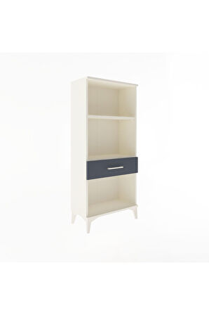 Arges Dolap 2 Raflı Tek Çekmeceli 60x30x134 Aytaşı-Antrasit