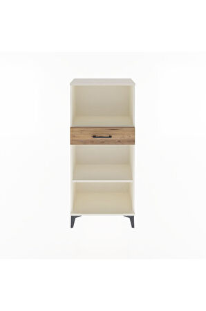 Arges Dolap 2 Raflı Tek Çekmeceli 60x30x134 Aytaşı-Çam