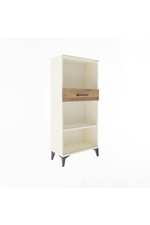 Arges Dolap 2 Raflı Tek Çekmeceli 60x30x134 Aytaşı-Çam