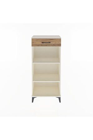 Arges Dolap 2 Raflı Tek Çekmeceli 60x30x134 Aytaşı-Çam