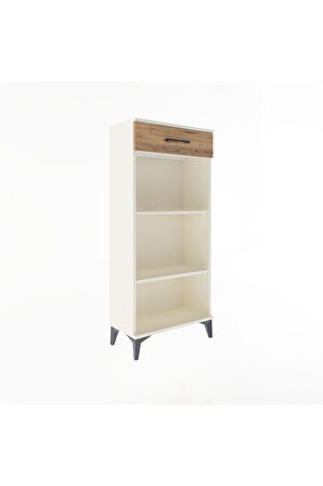 Arges Dolap 2 Raflı Tek Çekmeceli 60x30x134 Aytaşı-Çam