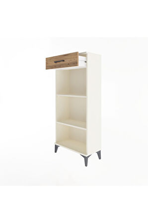 Arges Dolap 2 Raflı Tek Çekmeceli 60x30x134 Aytaşı-Çam