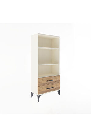 Arges Dolap 3 Raflı 2 Çekmeceli 60x30x134 Aytaşı-Çam