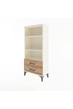 Arges Dolap 3 Raflı 2 Çekmeceli 60x30x134 Aytaşı-Çam