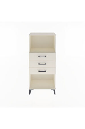 Arges Dolap Tek Raflı 3 Çekmeceli 60x30x134 Aytaşı-Aytaşı